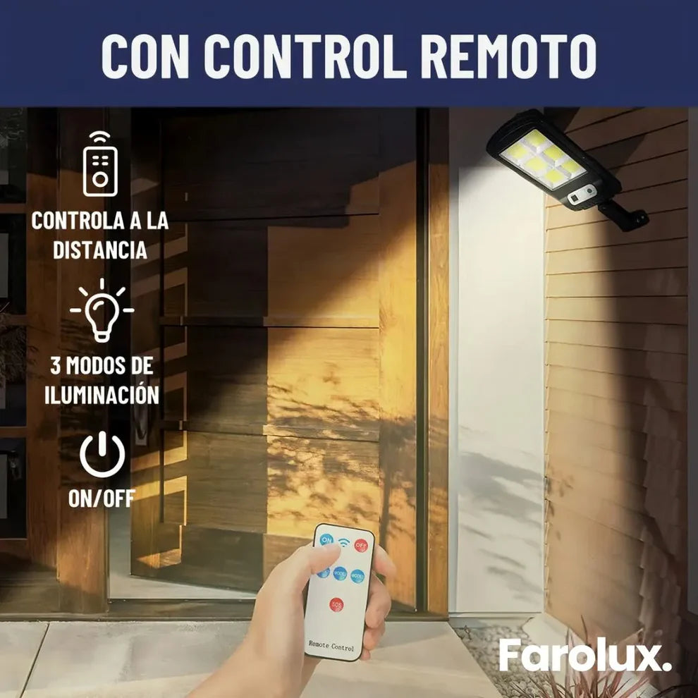 REFLECTOR SOLAR LED PARA EXTERIORES | SET DE 2 - LUZ CALIDA