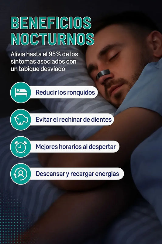 Kit Antironquidos Magnético - Dilatador Nasal Para Deporte