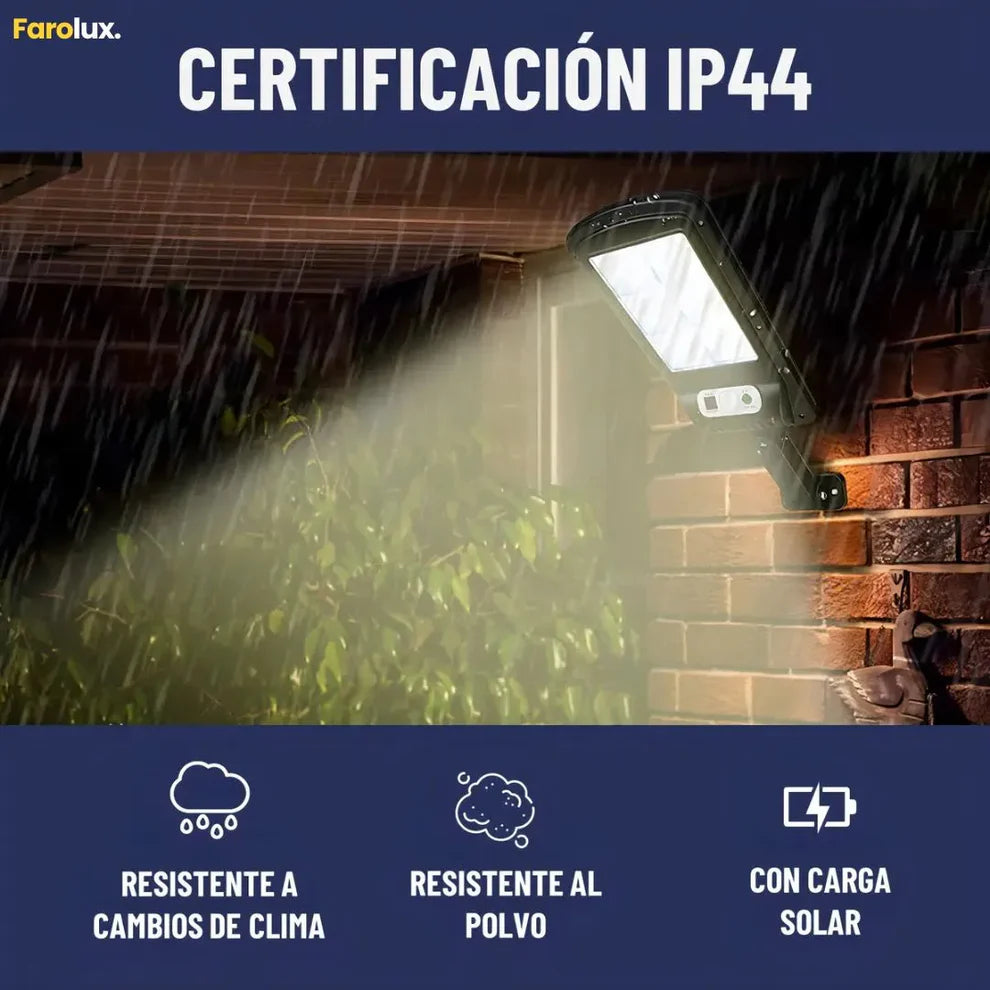 REFLECTOR SOLAR LED PARA EXTERIORES | SET DE 2 - LUZ CALIDA