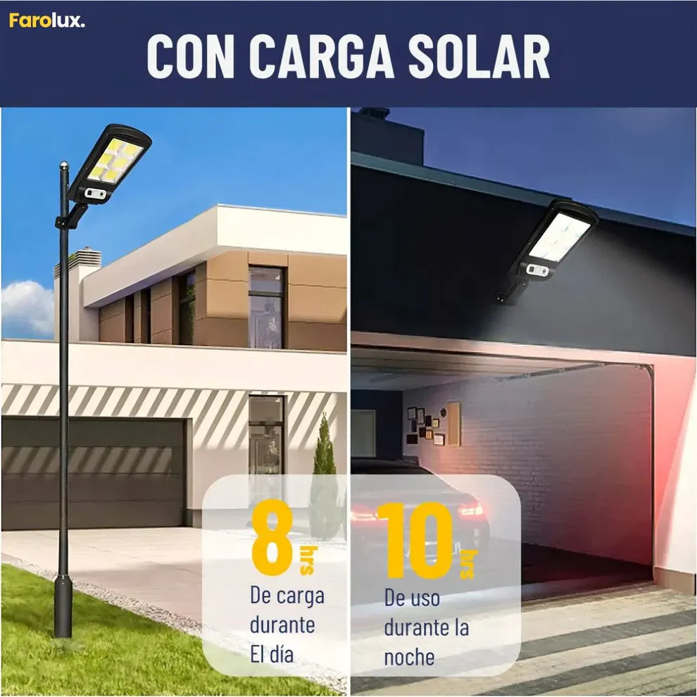 REFLECTOR SOLAR LED PARA EXTERIORES | SET DE 2 - LUZ CALIDA